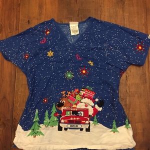 Christmas Scrub top UA Scrubs